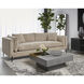 Quill 51 X 27.5 inch Grey / Antique Brass Coffee Table